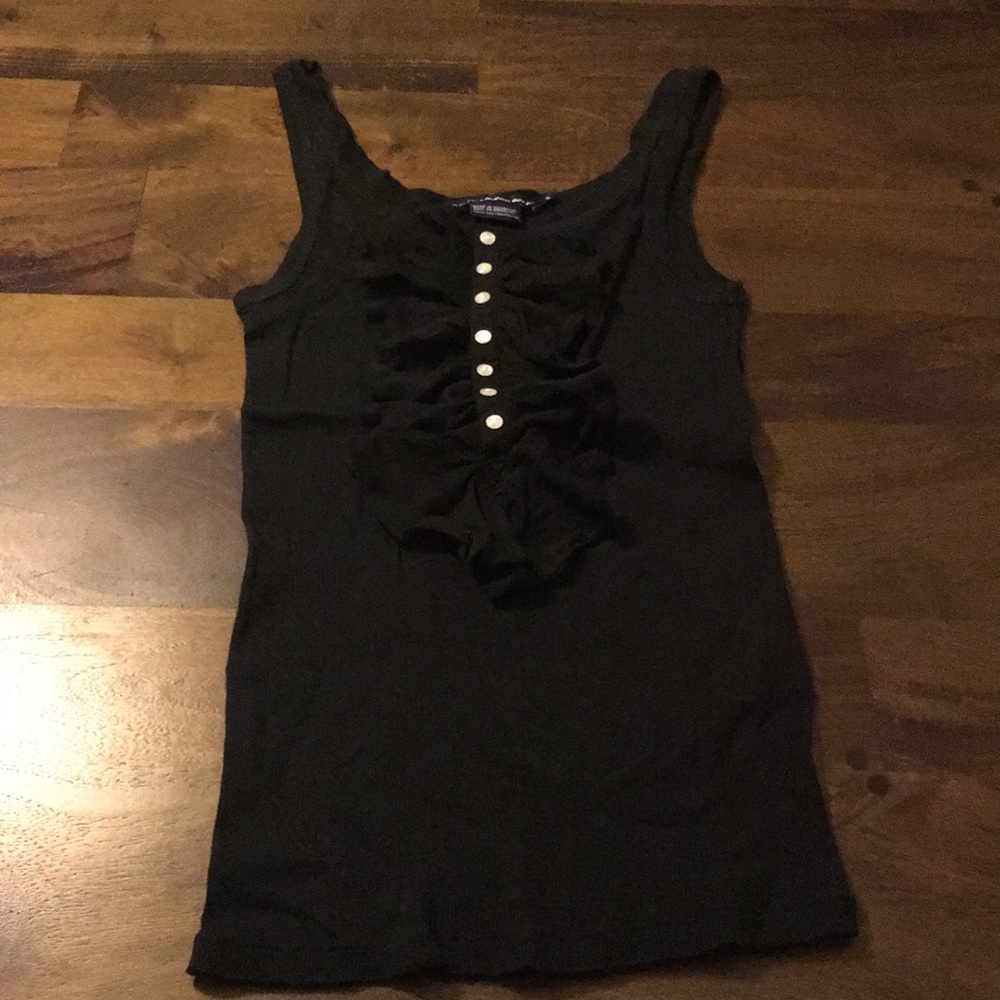 Ralph Lauren Ruffle Front Tank.